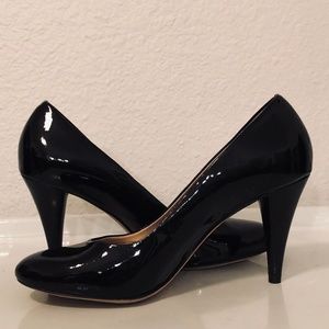Antonio Melani Alex Black Patent Leather Heels